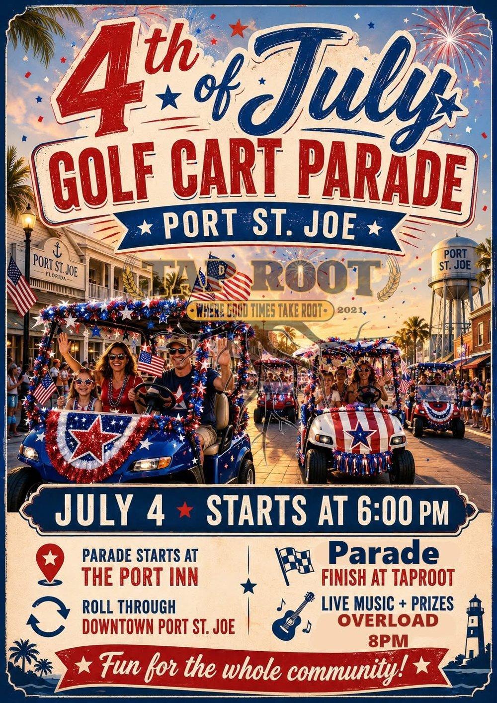 PSJ 4th of July Golf Cart Parade